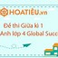 Đề Thi Giữa Kì 1 Tiếng Anh 5 Global