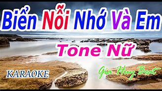 Karaoke Biển Nỗi Nhớ Và Em - Duy Phường