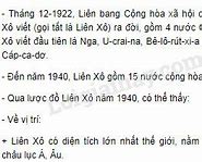 Liên Xô Cũ Có Bao Nhiêu Nước Cộng Hòa