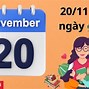 Ngày 20 Tháng 11 Dịch Sang Tiếng Anh